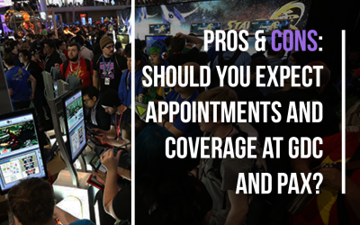 Pros & Cons: Should You Expect Appointments and Coverage at GDC and PAX?