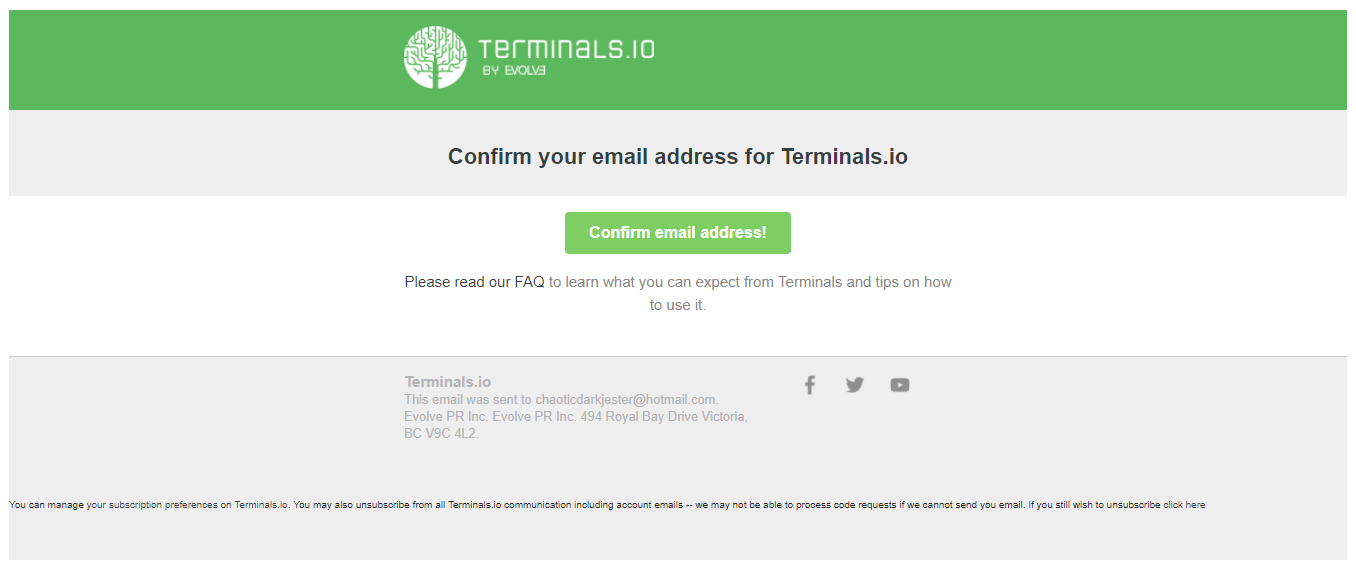 How to Join the Cool Kids Signing Up for Terminals Evolve PR